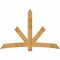 Ekena Millwork Alberta Rough Sawn Timber Gable Bracket, Western Red Cedar, 84"W x 56"H x 4"D x 6"F, 16/12 Pitch GBW084X56X0406ALB00RWR - alternate 1
